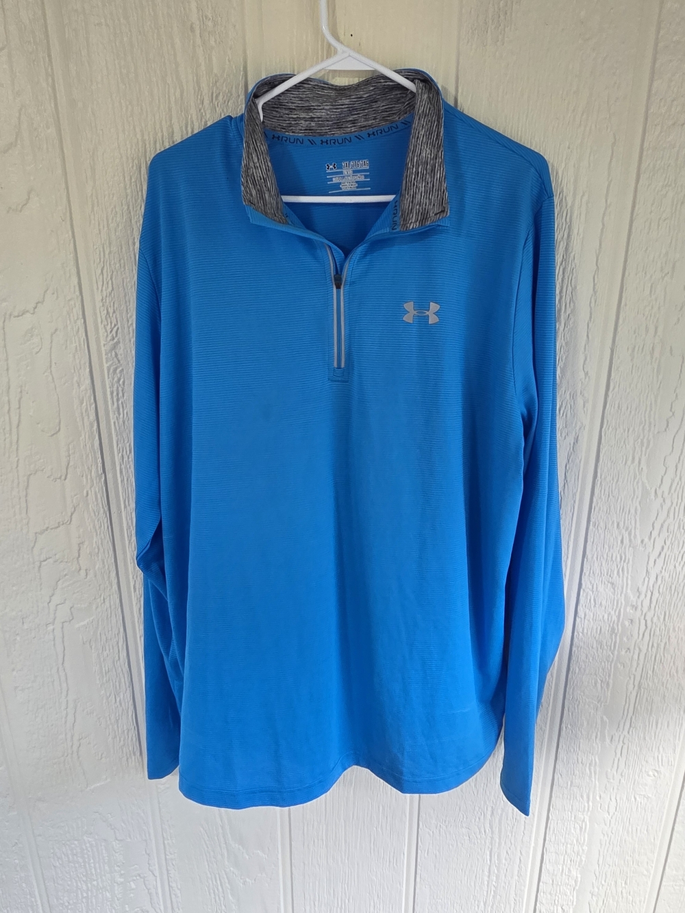 Men's Under Armour Blue Performance Quarter-Zip Pullover, Size XXL
